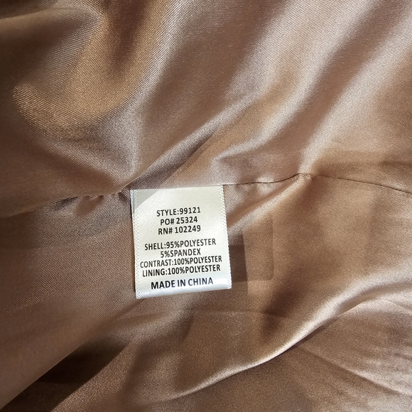 Skies Are Blue Metallic Bronze Top - Picture 8 of 9